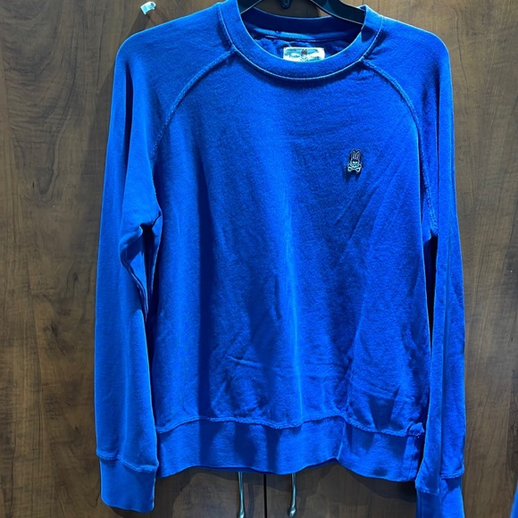 BNWT Men Psycho Bunny Logo Sweatshirt Assorted sizes Blue - Picture 2 of 10